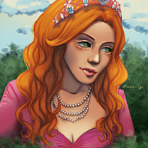 Mi proyecto del curso: Retratos digitales: dibuja personajes femeninos con luz natural. Un proyecto de Diseño de personajes e Ilustración digital de Regina García Vega - 25.07.2022