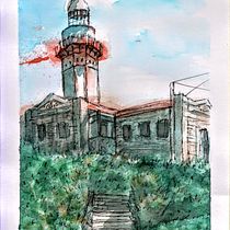 My project for course: Architectural Sketching with Watercolor and Ink. Sketching, Drawing, Watercolor Painting, Architectural Illustration, Sketchbook & Ink Illustration project by Ma. Gabrielle Abueva - 11.19.2020