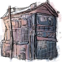 My project for course: Expressive Architectural Sketching with Colored Markers. Sketching, Drawing, Architectural Illustration, Sketchbook, and Digital Illustration project by AJ Brooks - 07.28.2022