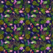 Mon projet du cours : Illustration numérique de motifs inspirés de la faune et la flore. Un progetto di Illustrazione tradizionale, Pattern design, Disegno, Illustrazione digitale e Illustrazione botanica di excusemyspanish - 28.07.2022