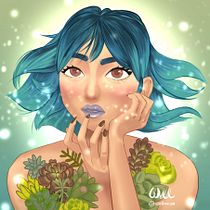 My project for course: Digital Fantasy Portraits with Photoshop. Traditional illustration, Drawing, Digital Illustration, Portrait Drawing, Digital Drawing, and Digital Painting project by Wellington Santos - 07.29.2022