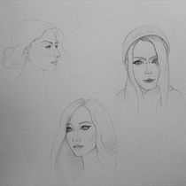 My sketchbook.. Sketching, Drawing, Portrait Drawing, Artistic Drawing, and Sketchbook project by Sherlyn Rojas - 07.29.2022