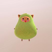 Mi proyecto del curso: Creación de personajes kawaii en 3D con Blender . Traditional illustration, Character Design, Digital Illustration, 3D Modeling, and Manga project by victoriaocarrara - 07.26.2022