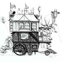 My projects for Redmer Hoekstra's course: Surrealistic Fineliner Illustration. Traditional illustration, Pencil Drawing, Drawing, Realistic Drawing, Artistic Drawing & Ink Illustration project by Shellie Dial Owens - 07.21.2022