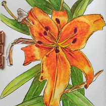 My project for course: Illustrating Nature with Watercolor and Pen. Traditional illustration, Fine Arts, Painting, Drawing, Watercolor Painting, and Botanical Illustration project by Renata Brito - 07.30.2022