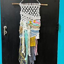 Mi proyecto del curso: Macraweave: combina macramé con técnicas de telar Ein Projekt aus dem Bereich Erweiterungsentwicklung, Innendesign, Dekoration von Innenräumen, Weben, Makramee, Weben und Textildesign von apflorentin74 - 30.07.2022