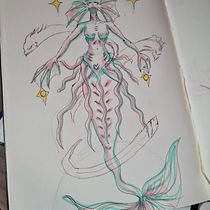 Mi proyecto del curso: Sketchbook fantástico: dibuja personajes desde la imaginación. Traditional illustration, Creativit, Drawing, and Sketchbook project by aluminatorres - 07.30.2022