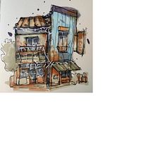 Il mio progetto del corso: Disegno architettonico espressivo con pennarelli colorati. Sketching, Drawing, Architectural Illustration, Sketchbook & Ink Illustration project by Serena Baldessari - 07.30.2022