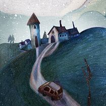 My project for course:  Imaginary Places: Draw, Paint, and Digitize on Photoshop. Sketching, Drawing, Digital Illustration, Architectural Illustration, and Narrative project by wiredling - 07.31.2022