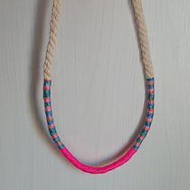 Il mio progetto del corso: Gioielli in corda per principianti: crea le tue collane.. Arts, Crafts, Jewelr, Design, Macramé, and Textile Design project by IRENE GAIBAZZI - 07.31.2022