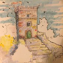Il mio progetto del corso: Disegno architettonico espressivo con pennarelli colorati. Sketching, Drawing, Sketchbook, Architectural Illustration & Ink Illustration project by A. J. - 07.31.2022