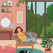 Plant mama Ein Projekt aus dem Bereich Traditionelle Illustration, Zeichnung, Digitale Illustration und Digitale Zeichnung von luciegrandjean - 30.07.2022