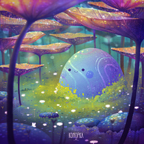 Mój projekt z kursu: Nastrojowe sceny w Procreate: maluj kolorem i światłem Ein Projekt aus dem Bereich Digitale Illustration und Traditionelle Illustration von konopka - 31.07.2022