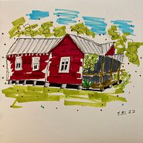 My project for course: Expressive Architectural Sketching with Colored Markers. Sketching, Drawing, Architectural Illustration, Sketchbook & Ink Illustration project by Melanie Benedict - 07.31.2022