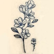 My project for course: Introduction to Tattooing Ein Projekt aus dem Bereich Traditionelle Illustration, Tattoodesign und Botanische Illustration von lecy13 - 31.07.2022