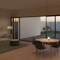Mi proyecto del curso: Visualización arquitectónica con V-Ray para SketchUp. Un proyecto de Arquitectura, Arquitectura interior, Arquitectura digital y Visualización arquitectónica de Sofía González - 29.07.2022