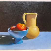 Pinturas al óleo. Un projet de Beaux Arts, Peinture , et Peinture à l'huile de Brenda Santos - 01.08.2022