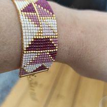 Mein Kursprojekt: Perlenschmuckdesign: Webe elegante Muster. Accessor, Design, Arts, Crafts, Jewelr, Design, and Fiber Arts project by sigrid.hildebrandt - 08.01.2022