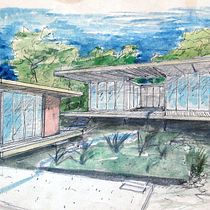 Il mio progetto del corso: Disegno architettonico con acquerello e inchiostro. Sketching, Drawing, Watercolor Painting, Architectural Illustration, Sketchbook & Ink Illustration project by rikcaffa - 08.01.2022