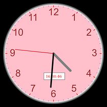 Analog clock Ein Projekt aus dem Bereich Motion Graphics, Multimedia und JavaScript von George Condeescu - 30.07.2022