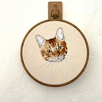 My project for course: Needle Painting for Beginners. Embroider, Naturalistic Illustration, and Textile Design project by Camila Marchetti - 08.01.2022