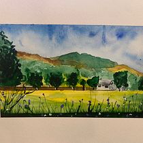 My project for course: Watercolor Travel Journal. Traditional illustration, Watercolor Painting, Architectural Illustration, and Sketchbook project by catreynolds28 - 07.26.2022