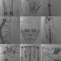 Dibujo anatómico para principiantes. Fine Arts, Sketching, Pencil Drawing, Drawing, Realistic Drawing, and Figure Drawing project by Beberlly Huayta - 08.01.2022