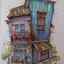 Meu projeto do curso: Desenho arquitetônico expressivo com marcadores coloridos. Sketching, Drawing, Architectural Illustration, Sketchbook & Ink Illustration project by Makali Andrezzo - 08.01.2022