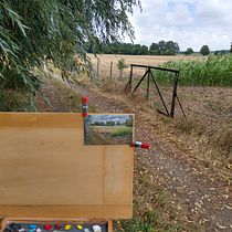 Mein Kursprojekt: Pleinairmalerei in Öl für Anfänger: Malen unter freiem Himmel. Een project van  Beeldende kunst, Schilderij y  Olieverfschilderij van farbenundklang - 01.08.2022