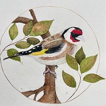 My project for course: Watercolor with Filigree and Metallic Details. Traditional illustration, Painting, Watercolor Painting, Botanical Illustration, Naturalistic Illustration, and Decorative Painting project by shanagarcia - 08.01.2022