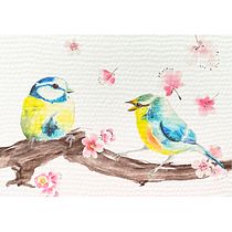 Mein Kursprojekt: Illustriere Vögel mit expressiven Aquarelltechniken. Traditional illustration, Watercolor Painting, Realistic Drawing, and Naturalistic Illustration project by artypharty - 08.01.2022