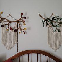 My project for course: 3D Macramé for Botanical Wall Hanging. Un proyecto de Artesanía, Interiorismo, Tejido, Macramé y Diseño textil de elbw777 - 20.09.2023