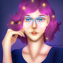 Meu projeto do curso: Iluminação e cor para retratos digitais no Photoshop Ein Projekt aus dem Bereich Traditionelle Illustration, Digitale Illustration und Digitale Malerei von Thalles Gabriel - 01.08.2022