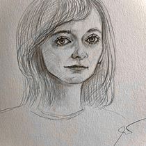 Mein Kursprojekt: Skizzenbuch für Porträts: Erkunde das menschliche Gesicht. Sketching, Drawing, Portrait Drawing, Artistic Drawing, and Sketchbook project by Xuan Quang Nguyen - 08.02.2022