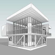 Mi proyecto del curso: Diseño y modelado arquitectónico 3D con Revit. Een project van 3D, Architectuur, Interactief ontwerp,  3D-modellering, Digitale architectuur y Architecturale visualisatie van Jorge Manuel Rivera Lopez - 28.07.2022