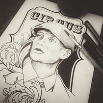 Mein Kursprojekt: Blackwork Tattoodesign. Projekt z dziedziny Trad, c, jna ilustracja, Ilustracja c, frowa i Projektowanie tatuaż użytkownika Theresa Heinzelmann - 01.08.2022
