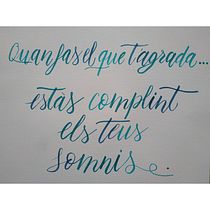Mi proyecto del curso: Caligrafía itálica con brush pen Ein Projekt aus dem Bereich Kalligrafie von moi_toi - 02.08.2022