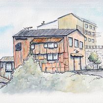 Mi proyecto del curso: Dibujo arquitectónico expresivo con marcadores de colores. Sketching, Drawing, Architectural Illustration, Sketchbook & Ink Illustration project by Claudia Valencia - 08.02.2022