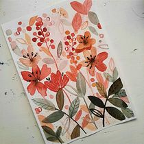 My project for course: Artistic Floral Watercolor: Connect with Nature. Ilustração tradicional, Pintura, Pintura em aquarela e Ilustração botânica projeto de Anita Ching Sent - 02.08.2022