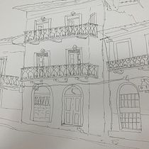 Mi proyecto del curso: Vereda de Casco Antiguo en Panamá. Sketching, Drawing, Architectural Illustration, Sketchbook, Ink Illustration, and Traditional illustration project by Enith Rizcalla Testa - 07.28.2022