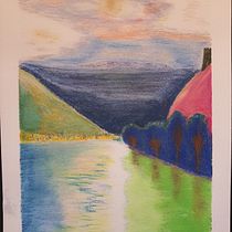 Il mio progetto del corso: Disegno di paesaggi con i pastelli: gioca con la luce. Traditional illustration, Fine Arts, Pencil Drawing, Drawing, and Artistic Drawing project by tiziana.narducci - 08.02.2022