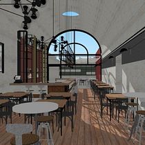 Proyecto: Restaurante Centro Historico de Arequipa - Perú. Projekt z dziedziny Architektura wnętrz, Projektowanie wnętrz, Dekoracja wnętrz, Projektowanie powierzchni h, low, ch i Projektowanie przestrzeni użytkownika Gabriel Alarcón Cossio - 02.08.2022