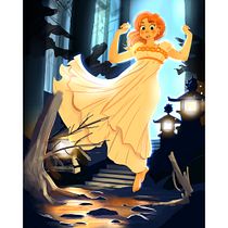 My project for course: Female Cartoon Character Design with Procreate. Projekt z dziedziny Trad, c, jna ilustracja, Ilustracja c, frowa, R, sunek c i frow użytkownika Fabio Slitti - 02.06.2022