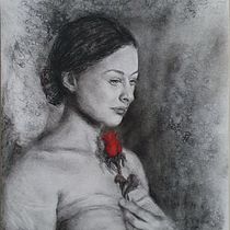 My project for course: Artistic Charcoal Portraiture: Creating Atmosphere. Ilustração tradicional, Artes plásticas, Desenho, Desenho de retrato, Desenho realista, e Desenho artístico projeto de cheryl_19 - 03.08.2022