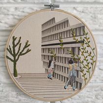 Mi proyecto del curso: Bordado en fotografías sobre tela. Photograph, Collage, Paper Craft, Printing, Embroider, DIY, and Textile Design project by Joanna Ibarra - 08.03.2022