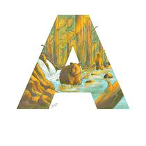 Mi proyecto del curso: Ilustración infantil: crea letras decorativas. Lettering, Digital Illustration, Children's Illustration, and Narrative project by abelcastilloarias - 08.03.2022