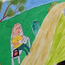 Mijn project van de cursus: Sketchbook om je tekenstijl te verkennen. Un proyecto de Ilustración tradicional, Bocetado, Creatividad, Dibujo, Pintura a la acuarela, Sketchbook y Pintura gouache de Annelies Fennema-Veldman - 03.08.2022