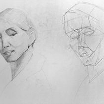 My project for course: Graphite Drawing Techniques for Planar Portraiture. Fine Arts, Sketching, Drawing, Portrait Drawing, Realistic Drawing, and Artistic Drawing project by Nick - 08.01.2022