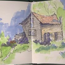 My project for course: Expressive Architectural Sketching with Colored Markers. Sketching, Drawing, Architectural Illustration, Sketchbook & Ink Illustration project by spiritmoving - 08.03.2022