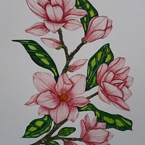 Mi proyecto del curso: Ilustración botánica con acuarela. Traditional illustration, Fine Arts, Painting, Drawing, Watercolor Painting, and Botanical Illustration project by Martha Ortiz - 08.04.2022